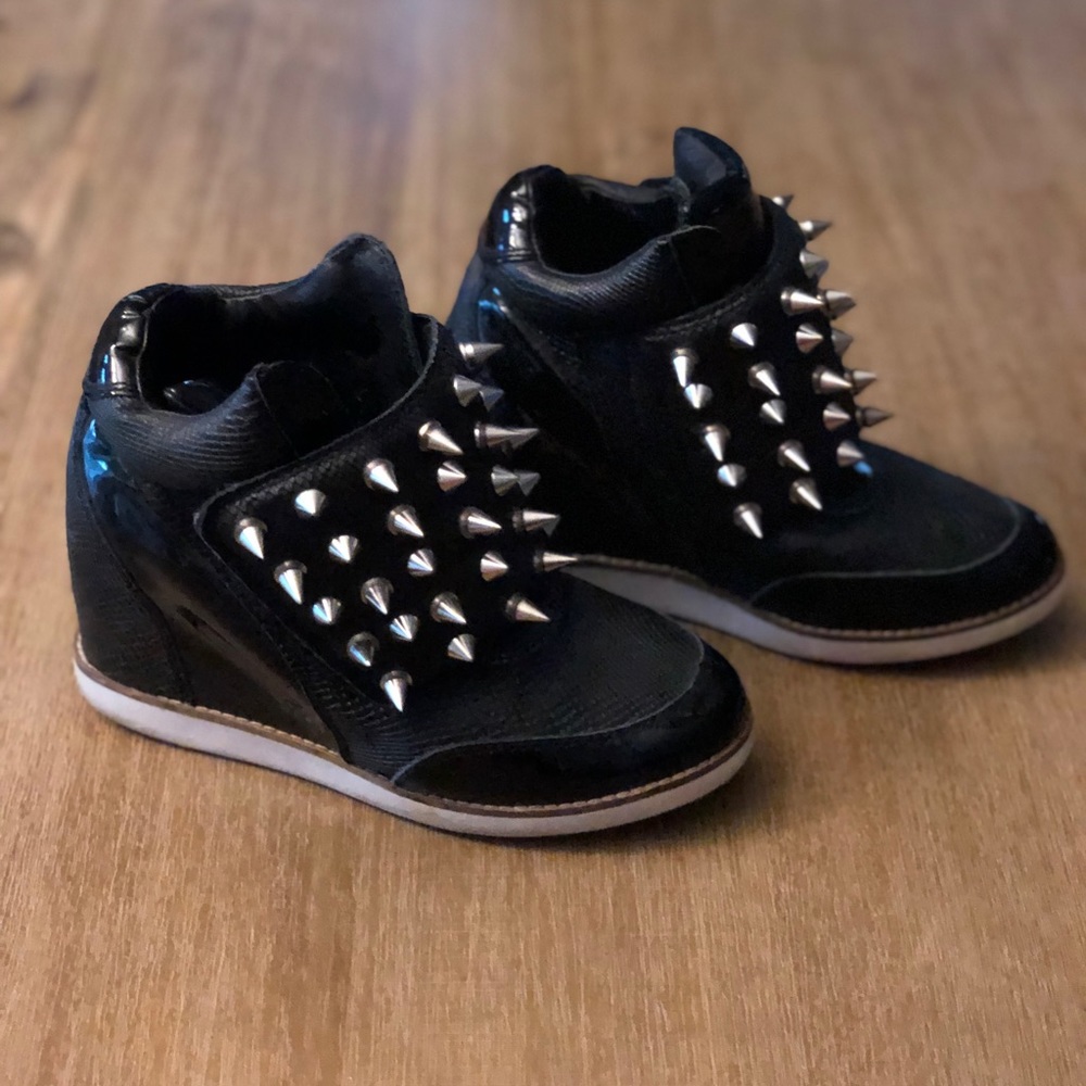Jeffrey Campbell Terramo Black Stud Sneakers